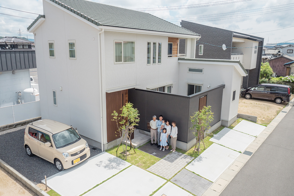 二世帯住宅リノベーション後の外観